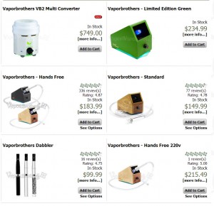 Vapor Brothers Products at Vape Warehouse