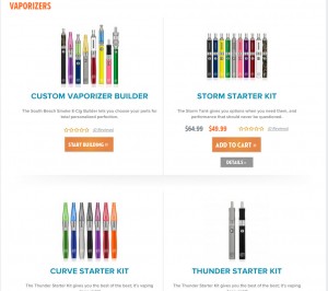South Beach Smoke vaporizer kits